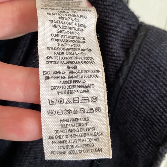 Free People Better Together Oversized Metallic Blazer Cardigan, Size X S… - Picture 12 of 16